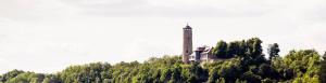 Blick auf den Fuchturm aus Richtung Kernbergplateau